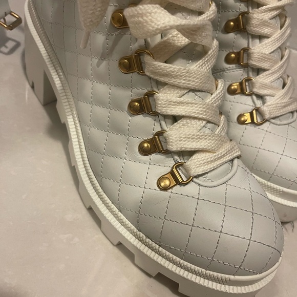 White motto boots authentic Gucci/ box and dust bags - Picture 14 of 16